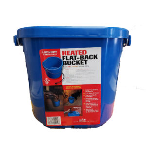 Heated Flat-back Bucket