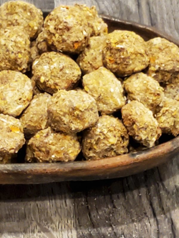 Ostlund Falls Co. Pluto's Snack Chicken & Egg Meatballs Dog Treat - Image 2